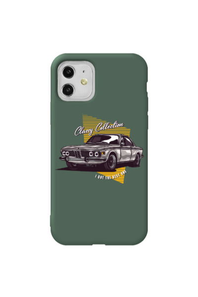 Other Apple iPhone 11 Classy Collection Dark Green Colored Silicone TPU Θήκη