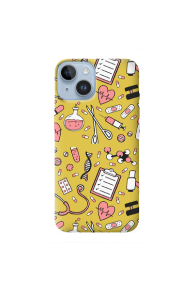 Other Apple iPhone 14 Plus Laboratory Yellow Colored Silicone TPU Θήκη