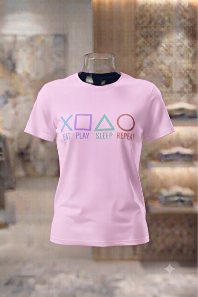 KOZİA OUTDOORS Men'S/Women's Unisex Play Game Printed Oversized Crew Neck Com...