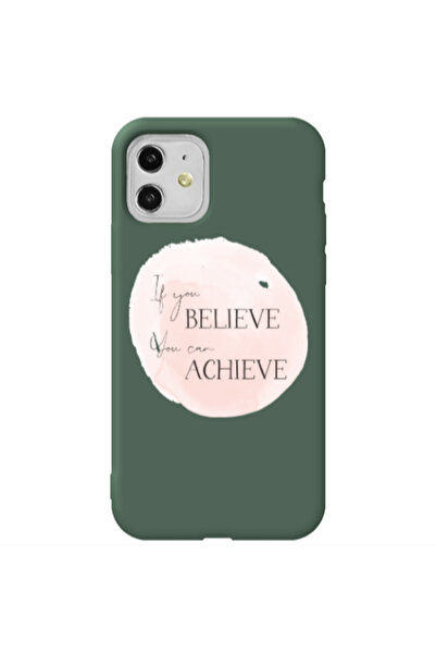 Other Apple iPhone 11 If You Believe Dark Green Colored Silicone TPU Θήκη