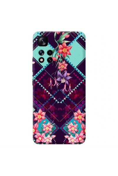 Other Xiaomi Redmi Note 11s 5G Checkered flowers Transparent Silicone TPU Θήκη