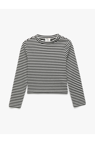 Koton Crew Neck Striped T-Shirt