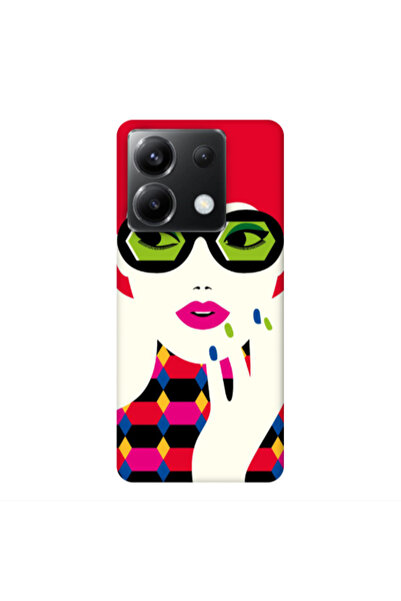 Other Xiaomi Poco X6 5G Red hair girl Transparent Silicone TPU Θήκη