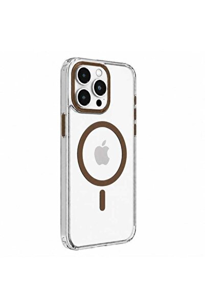 Generic Transparent protective case with colored frame compatible with iPhone...