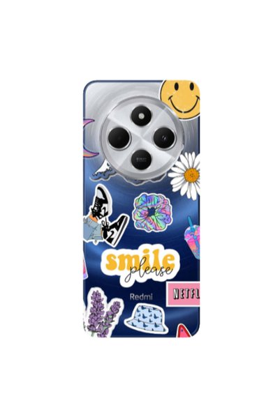 Other Xiaomi Redmi 14c Smile Moon Transparent Silicone TPU Θήκη