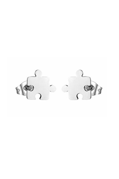 IMMACULATI Cercei tip puzzle din oțel inoxidabil, rezistenți la apă, hipoaler...