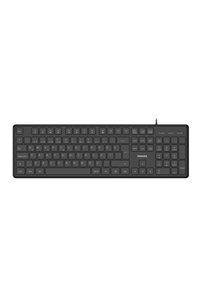 Philips Spk6248b, Usb Kablolu, Türkçe Q, Multimedya Klavye (siyah)