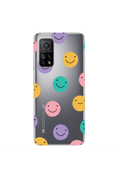 Other Xiaomi Mi 10T Pro Colorful smiles Transparent Silicone TPU Θήκη