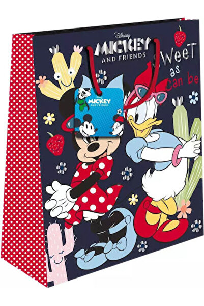Other Χάρτινη Τσάντα Δώρου Disney Μίνι Μάους με Αλουμινένια Εκτύπωση 26x12x32...