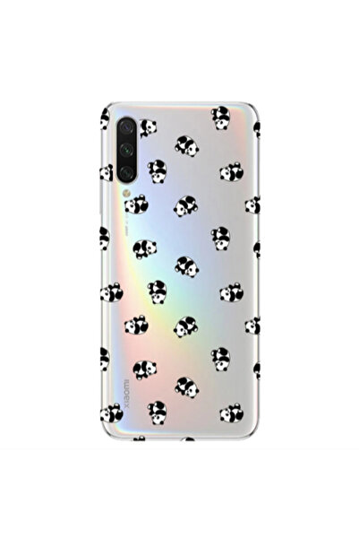Other Xiaomi Mi 9 Lite Small Pandas Transparent Silicone TPU Θήκη
