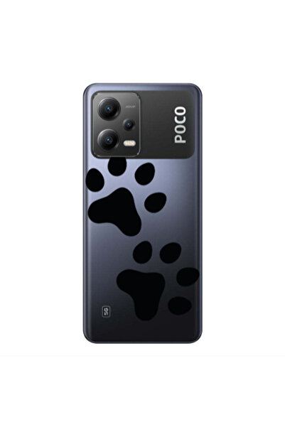 Other Xiaomi Poco X5 Paws Transparent Silicone TPU Θήκη