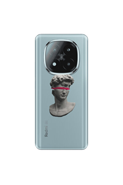 Other Xiaomi Redmi Note 14 Pro + 5g Half statue Transparent Silicone TPU Θήκη
