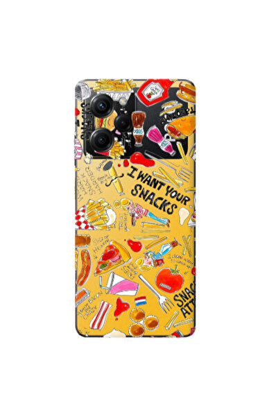 Other Xiaomi Poco X5 Pro Snack attack Transparent Silicone TPU Θήκη