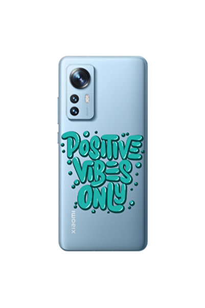 Other Xiaomi Mi 12 Positive Vibes Only Transparent Silicone TPU Θήκη