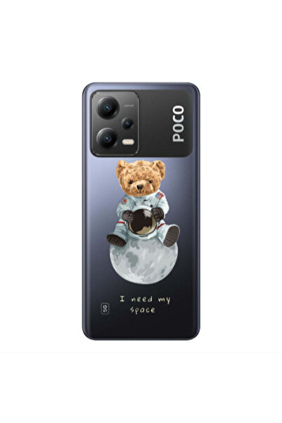 Other Xiaomi Poco X5 Bear in space Transparent Silicone TPU Θήκη