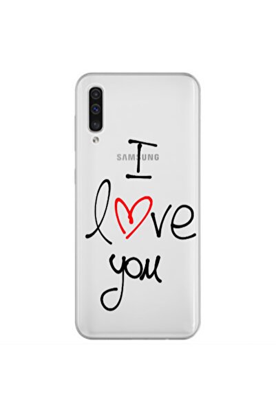 Other Samsung A70 i love you Transparent Silicone TPU Θήκη