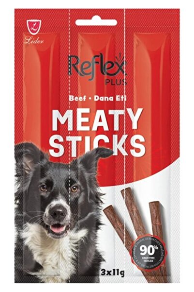 Reflex Plus Meaty Sticks Dana Etli Köpek Ödül Çubuğu 3X11GR Otuzlu Paket