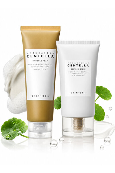 Skin1004 Madagascar Centella Skin Cleansing & Soothing Set | Ampoule Foam Cle...