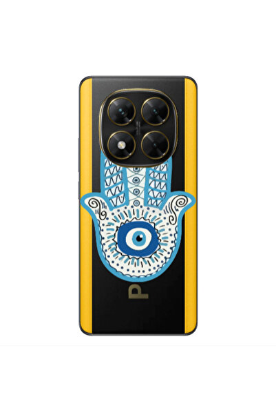 Other Xiaomi Poco X7 Evil eye bead in hand Transparent Silicone TPU Θήκη