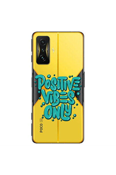 Other Xiaomi Poco F4 Gt Positive Vibes Only Transparent Silicone TPU Θήκη