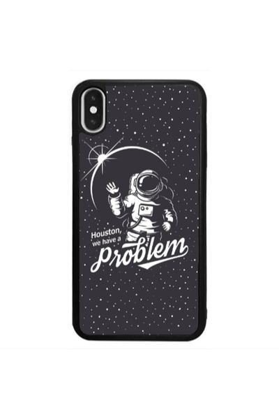 Other Apple iPhone Xs Max Houston We Have A Problem Black Glossy Θήκη
