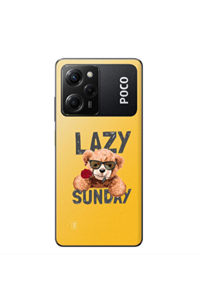 Other Xiaomi Poco X5 Pro Lazy sunday Transparent Silicone TPU Θήκη