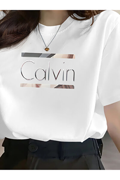 NOURAM تي شيرت Caivin بأحرف ملونة، تي شيرت صيفي كاجوال برقبة دائرية، ملابس نس...