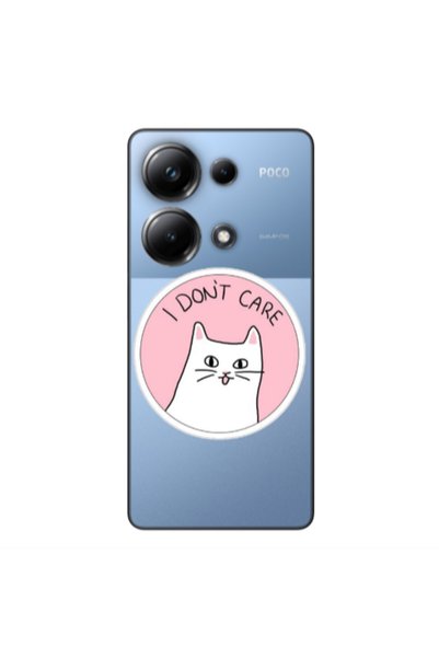 Other Xiaomi Poco M6 Pro 4G I dont Care Transparent Silicone TPU Θήκη