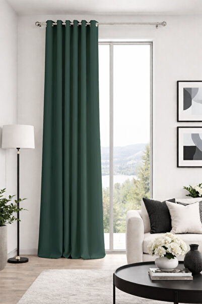 Premier Home Κουρτίνα φόντου Alaska Green προσαρμοσμένου μεγέθους 240X250 1x2...