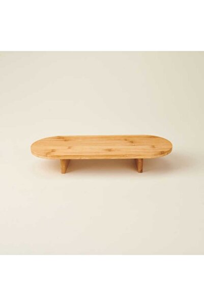 BALSA Bambu Sunum Tahtası - Açık Kahverengi - 39x17 cm