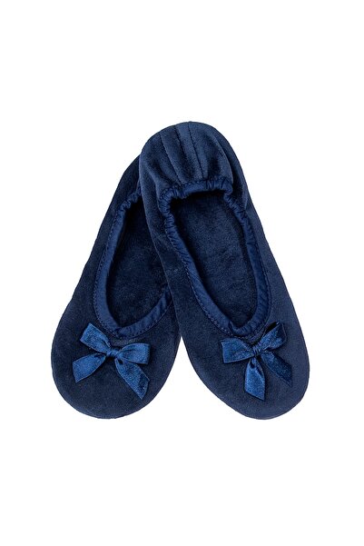 Amaryllis Slippers Βελούδινη Μπαλαρίνα Μπλε Ελληνική "