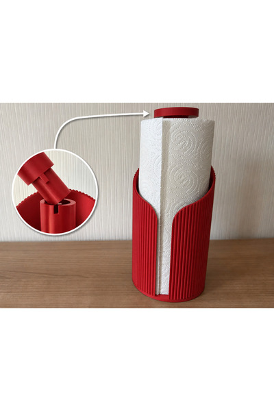 MYE TEKNOLOJİ Modern Paper Towel Holder, Roll Paper Towel Holder, Countertop ...