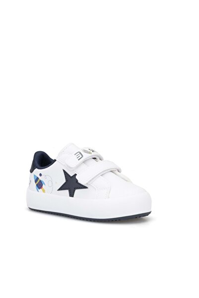 DARK SEER Pantofi sport pentru copii DS Omega, albi, bleumarin, cu velcro