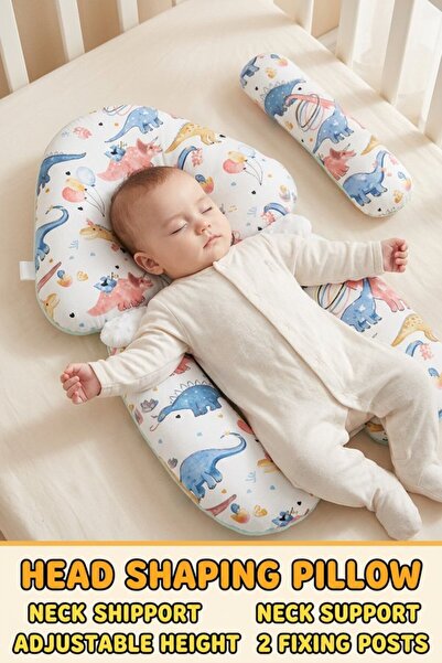Generic 1 Cotton Memory Foam Head Shaping Pillow Newborn Neck Support Adjusta...