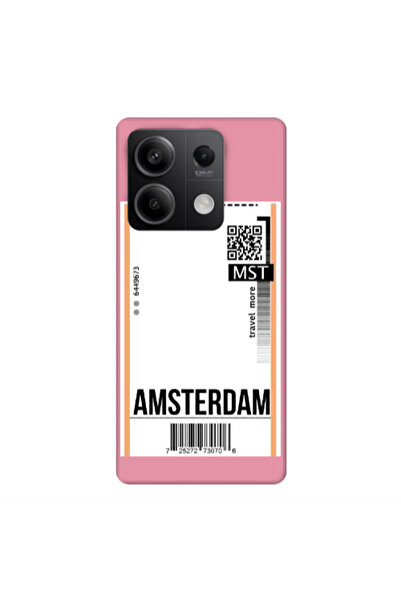 Other Xiaomi Redmi Note 13Pro 5G Amsterdam Travel More Pink Colored Silicone ...