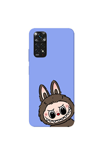 Other Xiaomi Redmi Note 11 4G Labubu7 Light Purple Colored Silicone TPU Θήκη