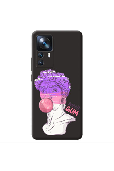 Other Xiaomi Mi 12T Pin Bubble Black Colored Silicone TPU Θήκη