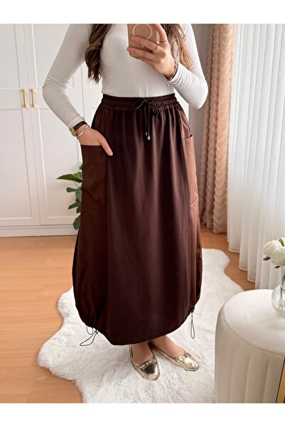 ankanoor Oysho-Parachute Skirt with Cargo Pocket Detail
