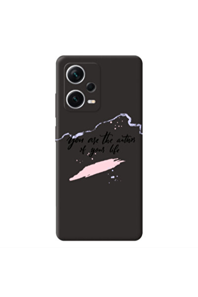 Other Xiaomi Poco X5 You are the authors Black Colored Silicone TPU Θήκη