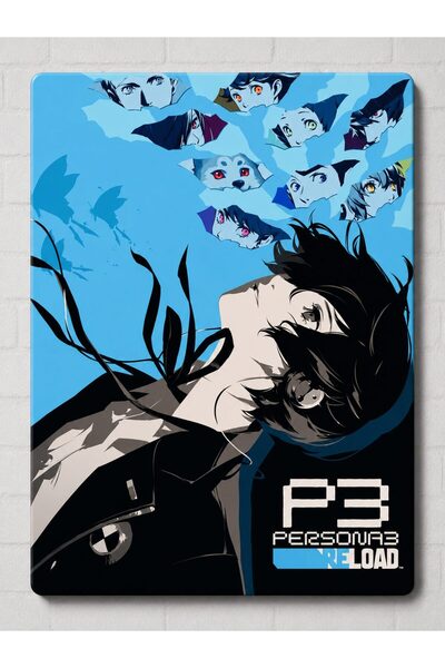 Zest Store Persona 3 Persona 4 Persona 5 Oyun Manga Dekoratif MDF Tablo