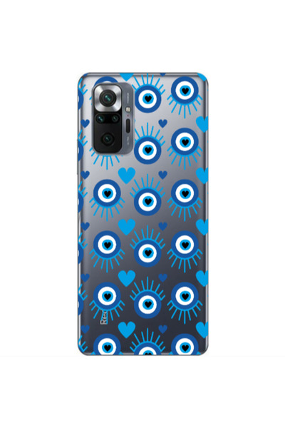 Other Xiaomi Redmi Note 10 Pro 4G Heart Eye Transparent Silicone TPU Θήκη
