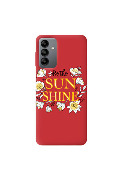 Other Samsung A04S Sun Shine Red Colored Silicone TPU Θήκη
