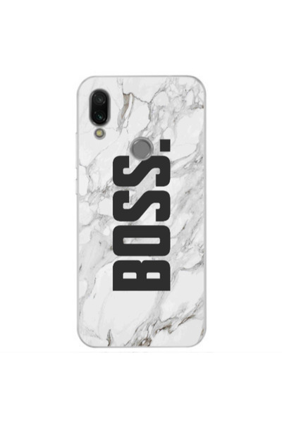Other Xiaomi Redmi Note 7 Marble Boss Transparent Silicone TPU Θήκη