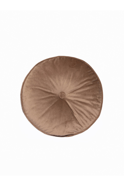 PALAMAIKI Διακοσμητικο Μαξιλαρι Velvet Feel Ø30cm Vf803 Beige