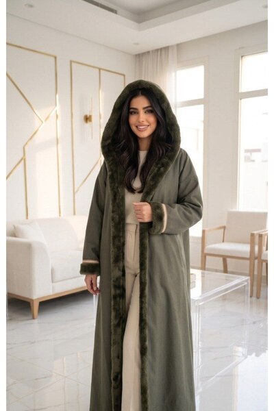 alqarat "Ghayma" Velvet Winter Coat
