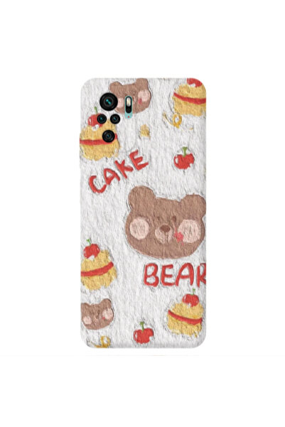 Other Xiaomi Redmi Note 10S Cake Bear Transparent Silicone TPU Θήκη