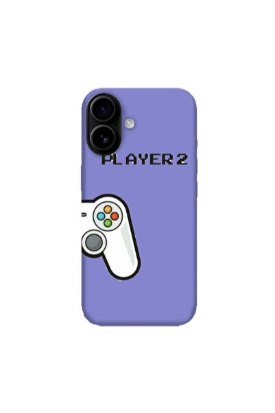 Other Apple Iphone 16 plus Player 2 Purple Colored Silicone TPU Θήκη