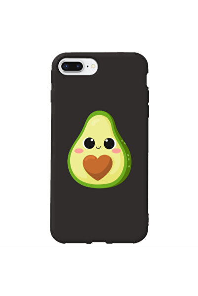 Other Apple iPhone 7 Plus Baby avocado Black Colored Silicone TPU Θήκη