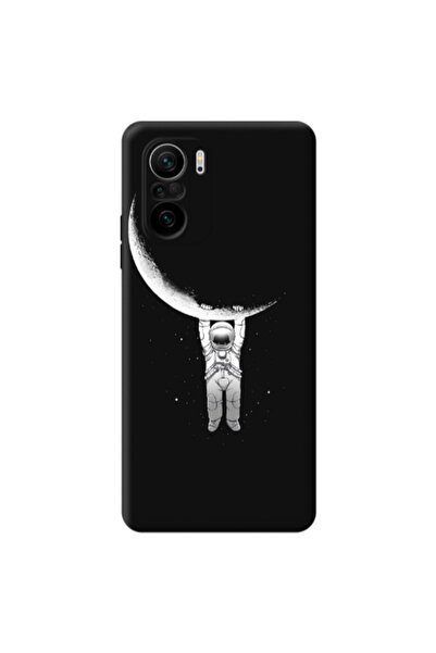Other Xiaomi Poco F3 Swinging on the moon Transparent Silicone TPU Θήκη