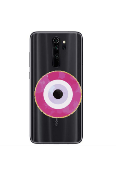 Other Xiaomi Redmi Note 8 Pro Evil eye bead 2 Transparent Silicone TPU Θήκη